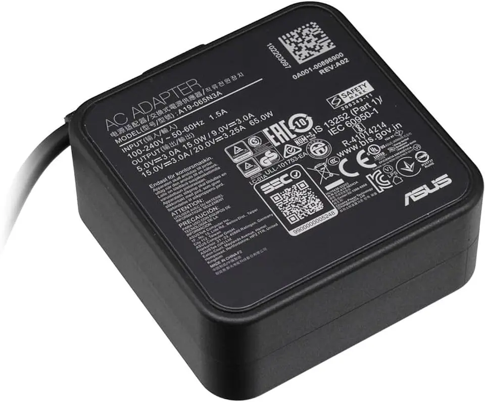 * Cargador Original Asus Usb-c Type C 20v 3.25a 65w 3
