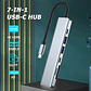 Dock Hub Usb-c 7 en 1 Hdmi 4k SD/TF Usb 3.0 Pd / Tipo c x2 - Miniatura 5