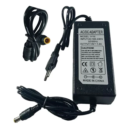* Cargador de Monitor 14v 1.6a Pin Central para Samsung LG 