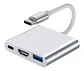 Adaptador USB-C a Hdmi / USB 3.0 / Tipo C / Material Metal - Miniatura 3