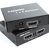 * Splitter Hdmi 1x2 Full Hd Activo 2 Salidas 1080p Tv / Metal  1