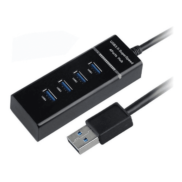 * Hub 4 Puertos Usb 3.0 / 5gbps Con Led Indicador Encendido 1