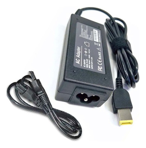 Cargador Lenovo Premium Quality 45W 20V 2.25A Conector USB Punta Cuadrada | Compatible con IdeaPad, ThinkPad | Envío Chile