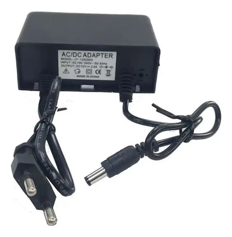 Cargador Camara Seguridad 12v 2a Impermeable Exterior 1