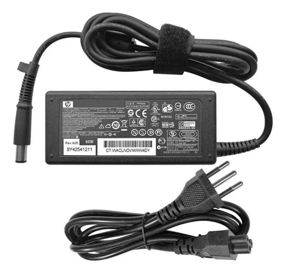 Cargador Original Hp 65w 18.5v 3.5a Pin Central 7.4*5.0 CQ40 DV4  1