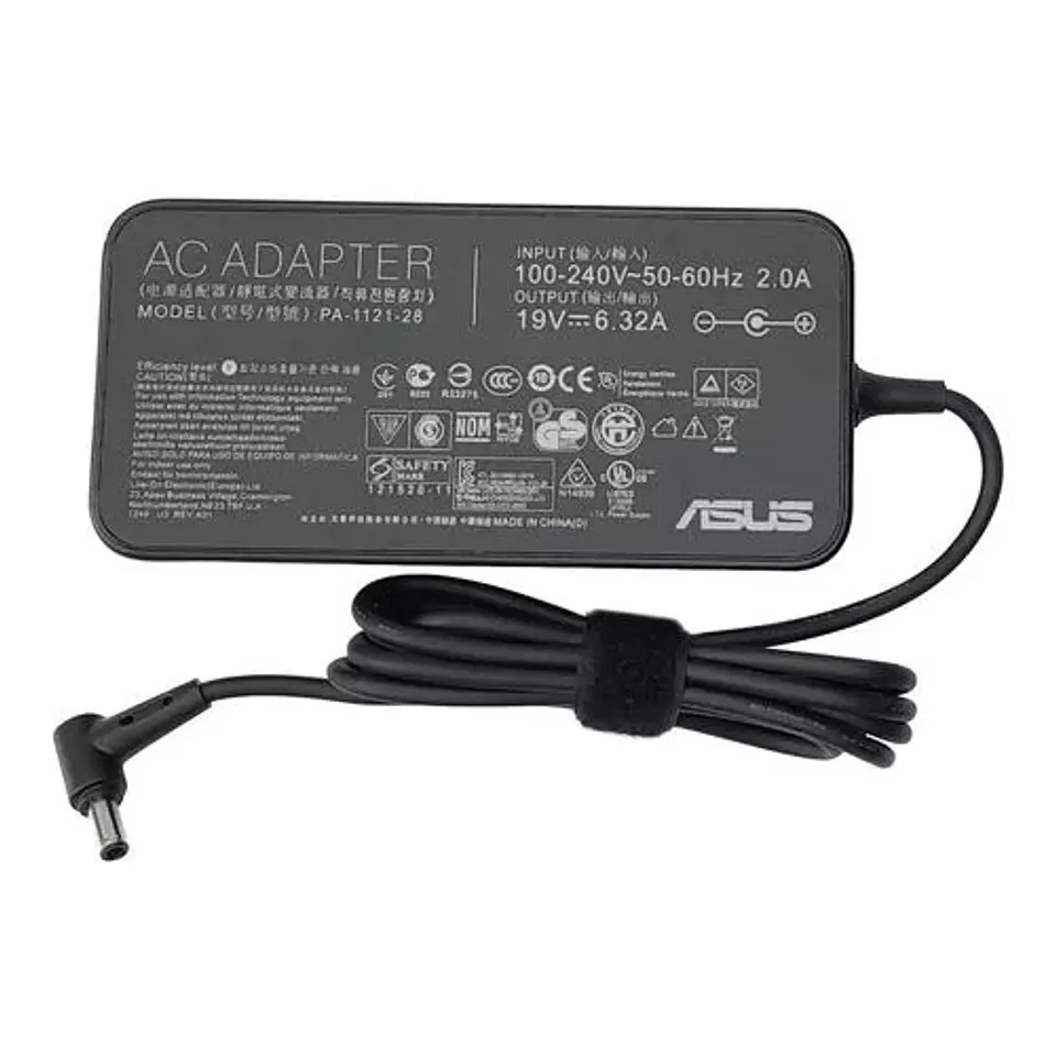 Cargador Original Asus Gaming Tuf / Fx 19v-6.32a 120w 6.0x3.7mm 1
