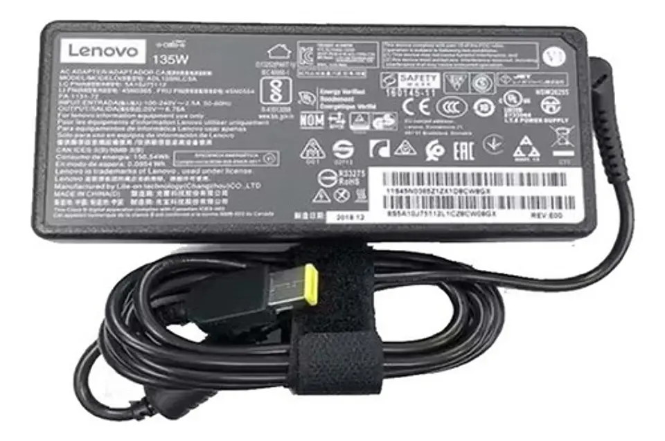 Cargador Lenovo Original 135w Pin Cuadrado 20v 6.75a 4