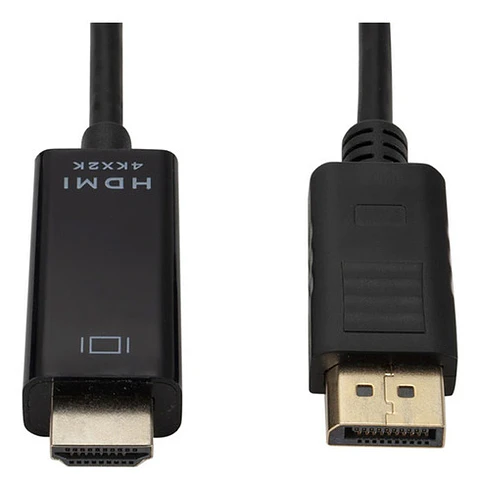 Cable Display Port A Hdmi 4k 1,8mts Color Negro