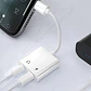 Adaptador 2 En 1 Para Carga iPhone + Audio 3.5 Audifonos - Miniatura 2