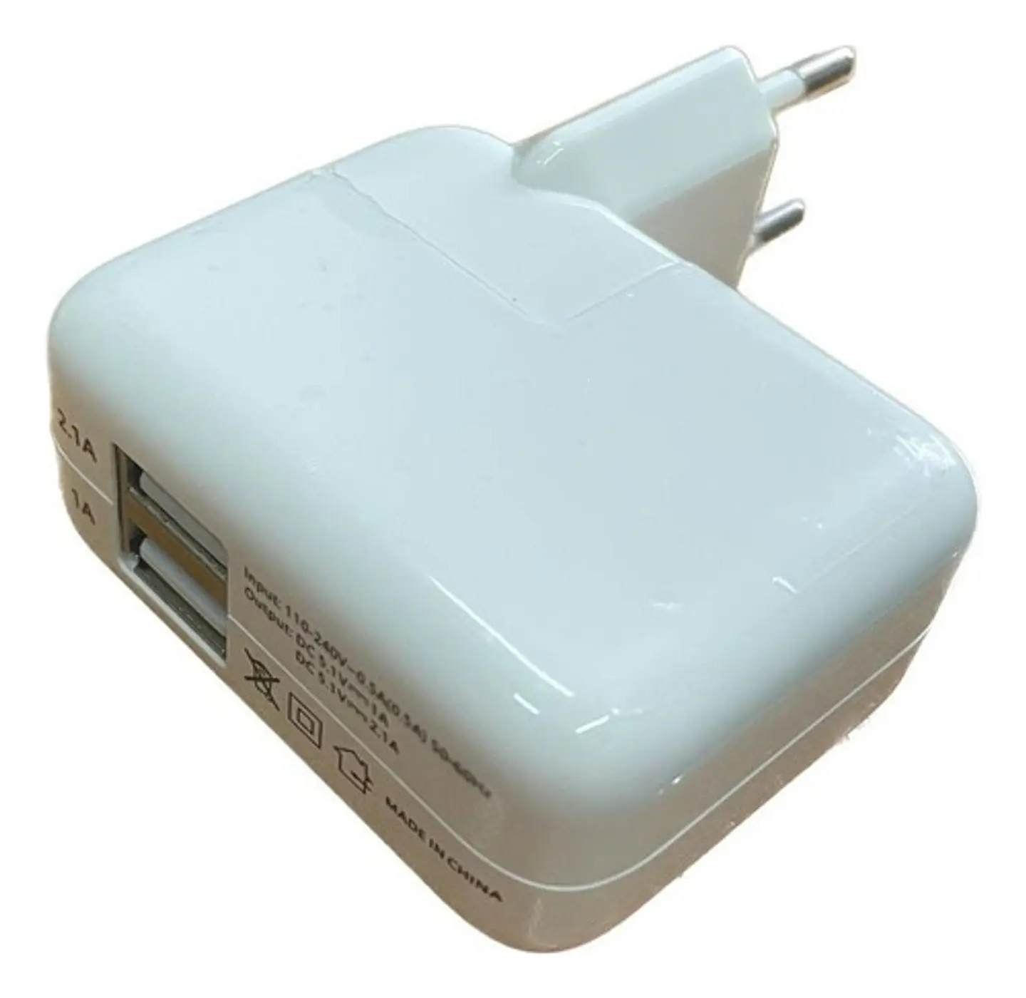 Cargador Rápido Usb De Pared Doble 5v 2.4a Celular Tablet 1