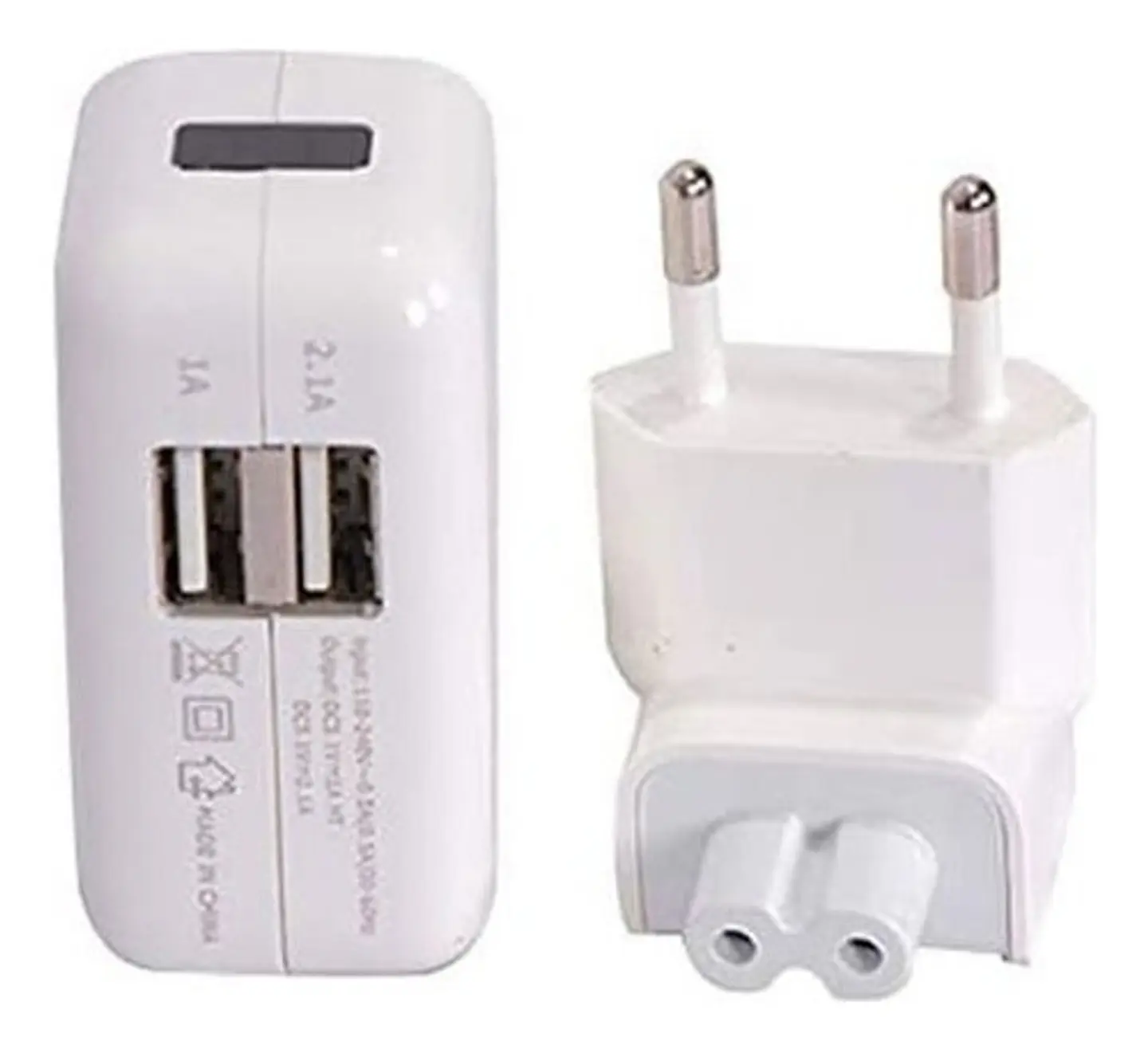 Cargador Rápido Usb De Pared Doble 5v 2.4a Celular Tablet 2