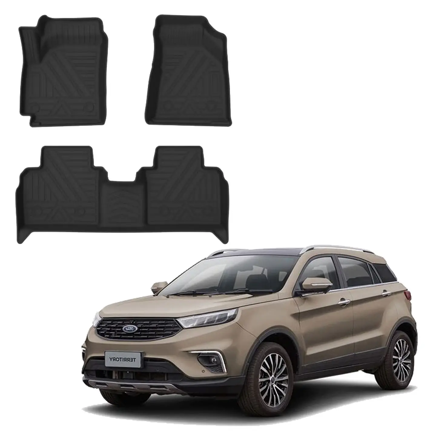 Pisos Calce Perfecto 3D Ford Territory 2019-2024 2