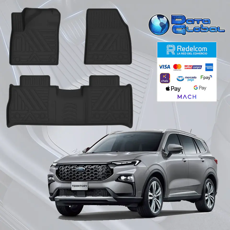 Pisos Calce Perfecto 3D Ford Territory 2025+ Actual 1