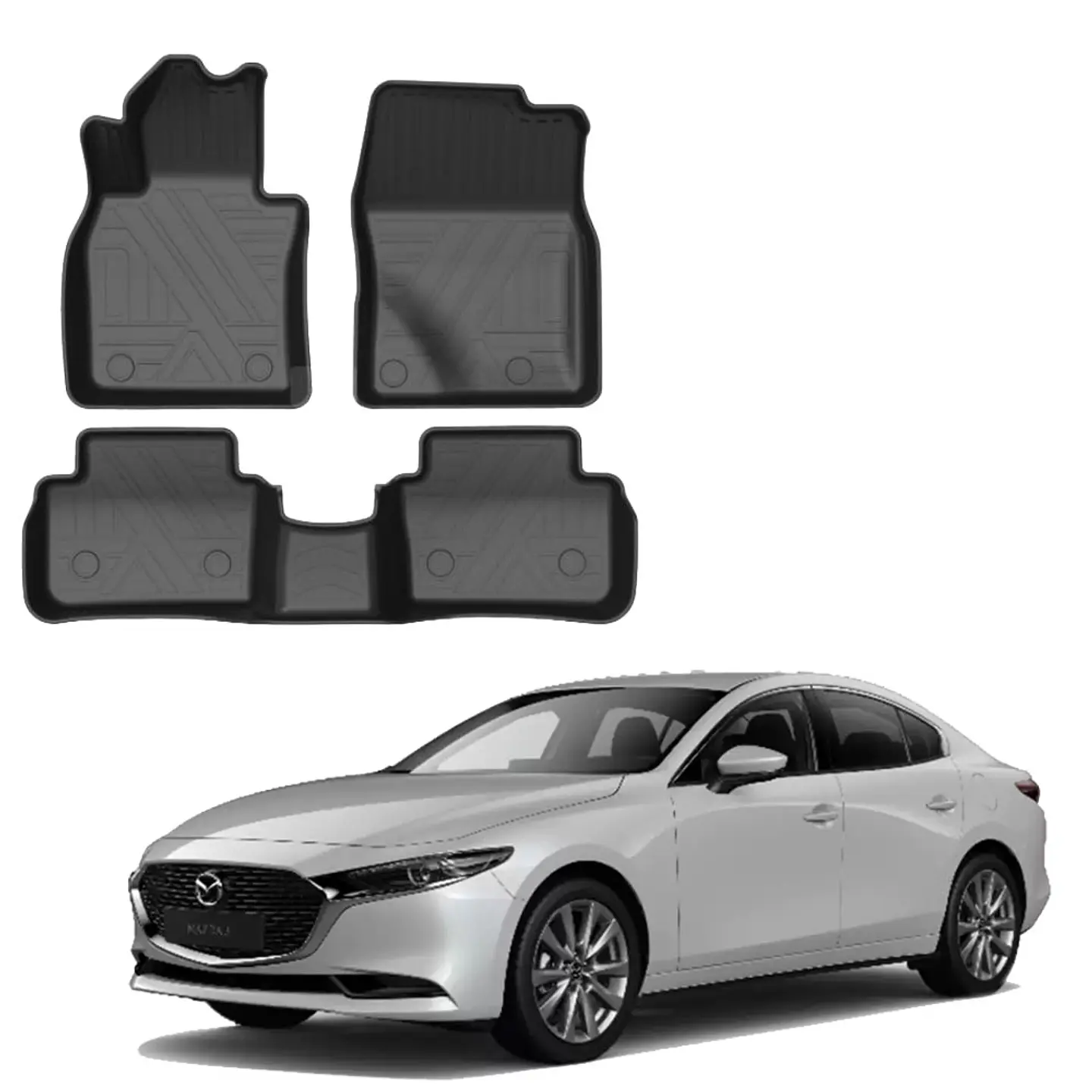Pisos Calce Perfecto 3D Mazda 3 2020-2024 2
