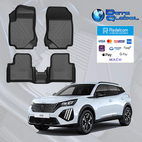 Pisos Calce Perfecto 3D Peugeot 2008 / 2020-2025
