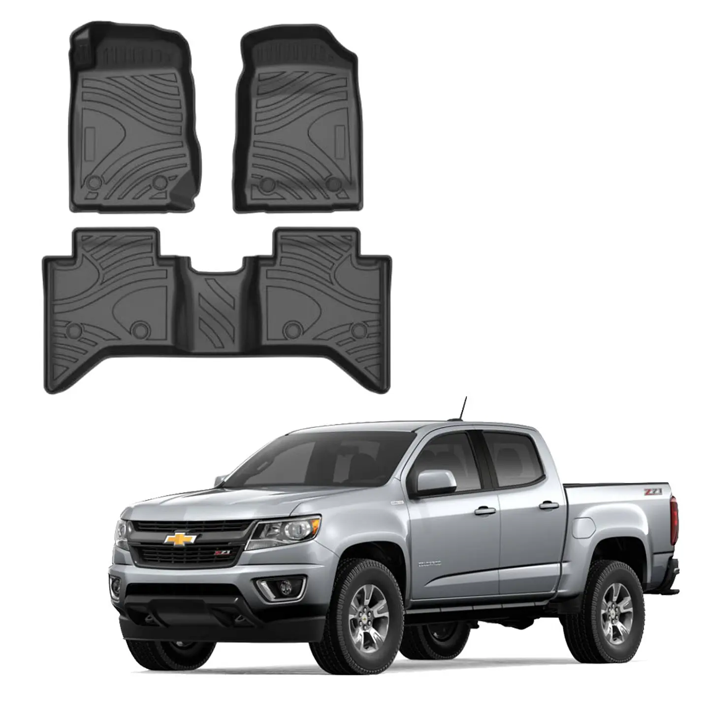 Pisos Calce Perfecto 3D Chevrolet Colorado  2