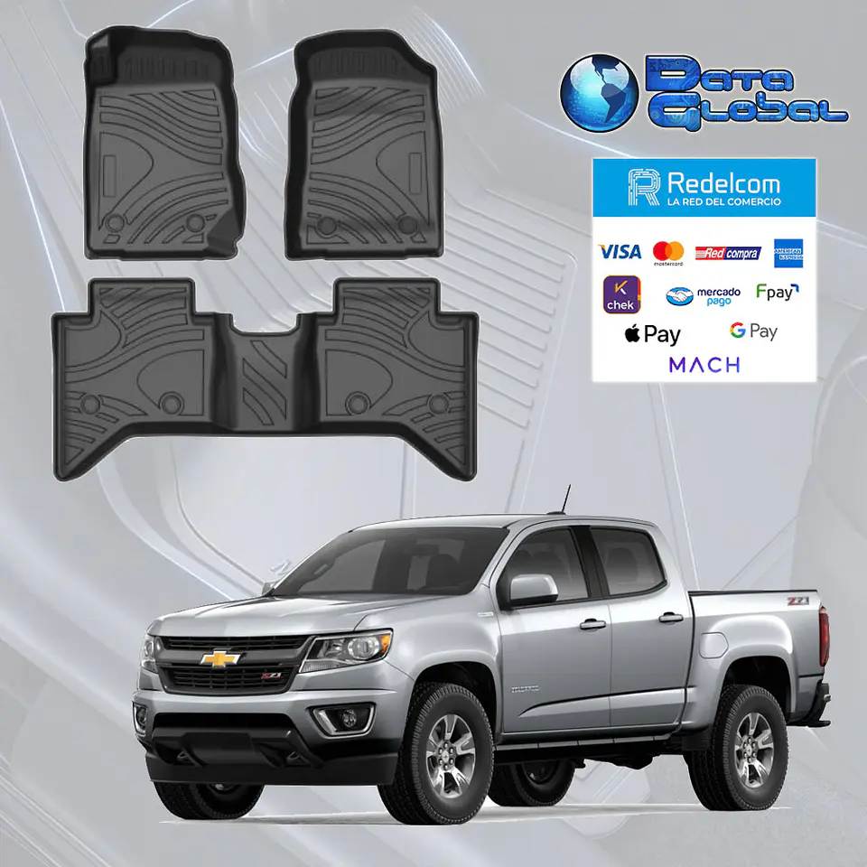 Pisos Calce Perfecto 3D Chevrolet Colorado  1