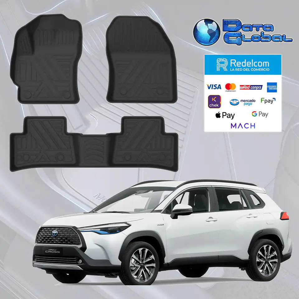 Pisos Calce  Perfecto 3D Toyota Corolla Cross 1