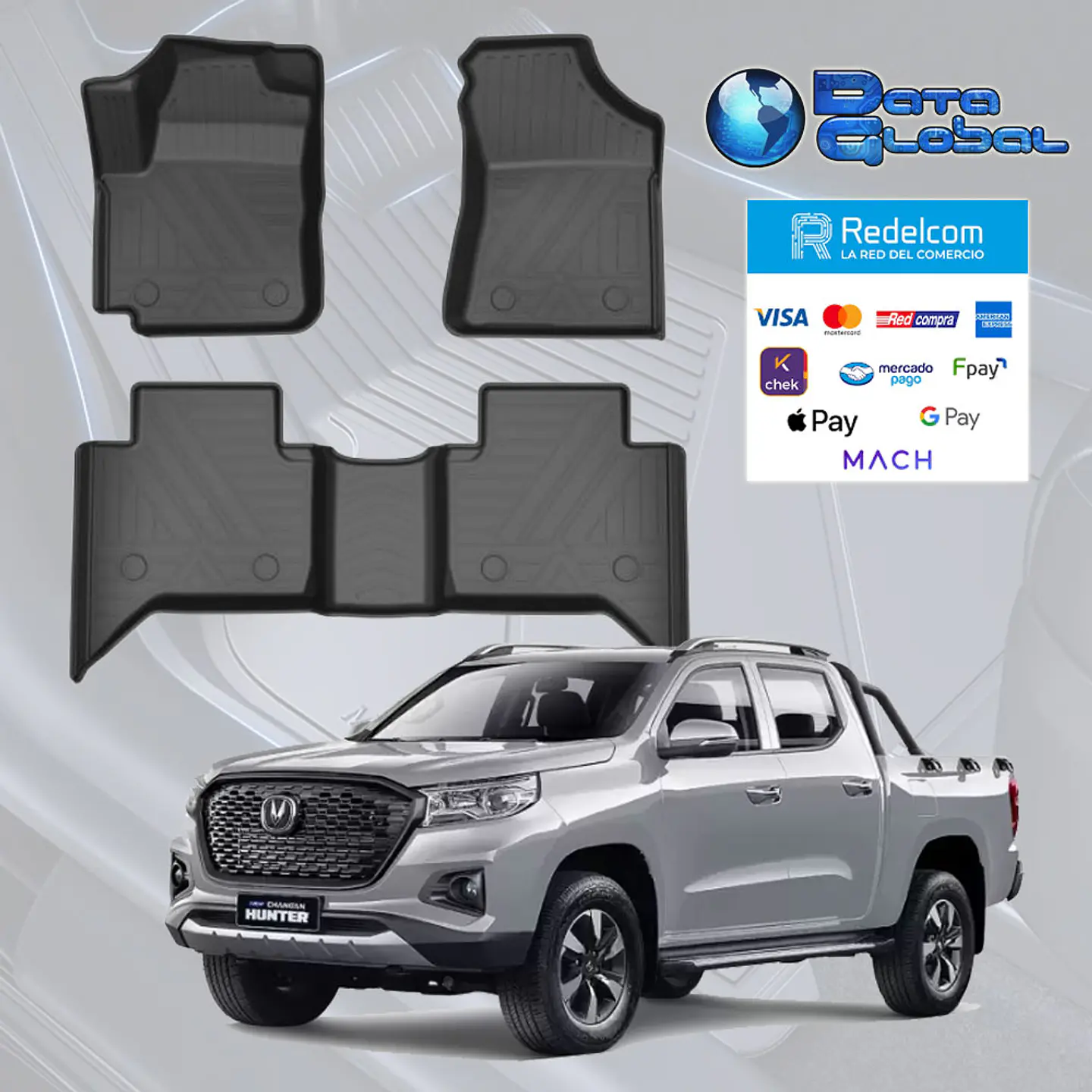 Pisos Calce 3D Perfecto para Changan Hunter 2021-2026 1