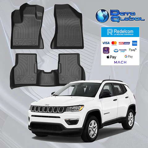 Pisos Calce Perfecto 3D Jeep Compass 2017-2025