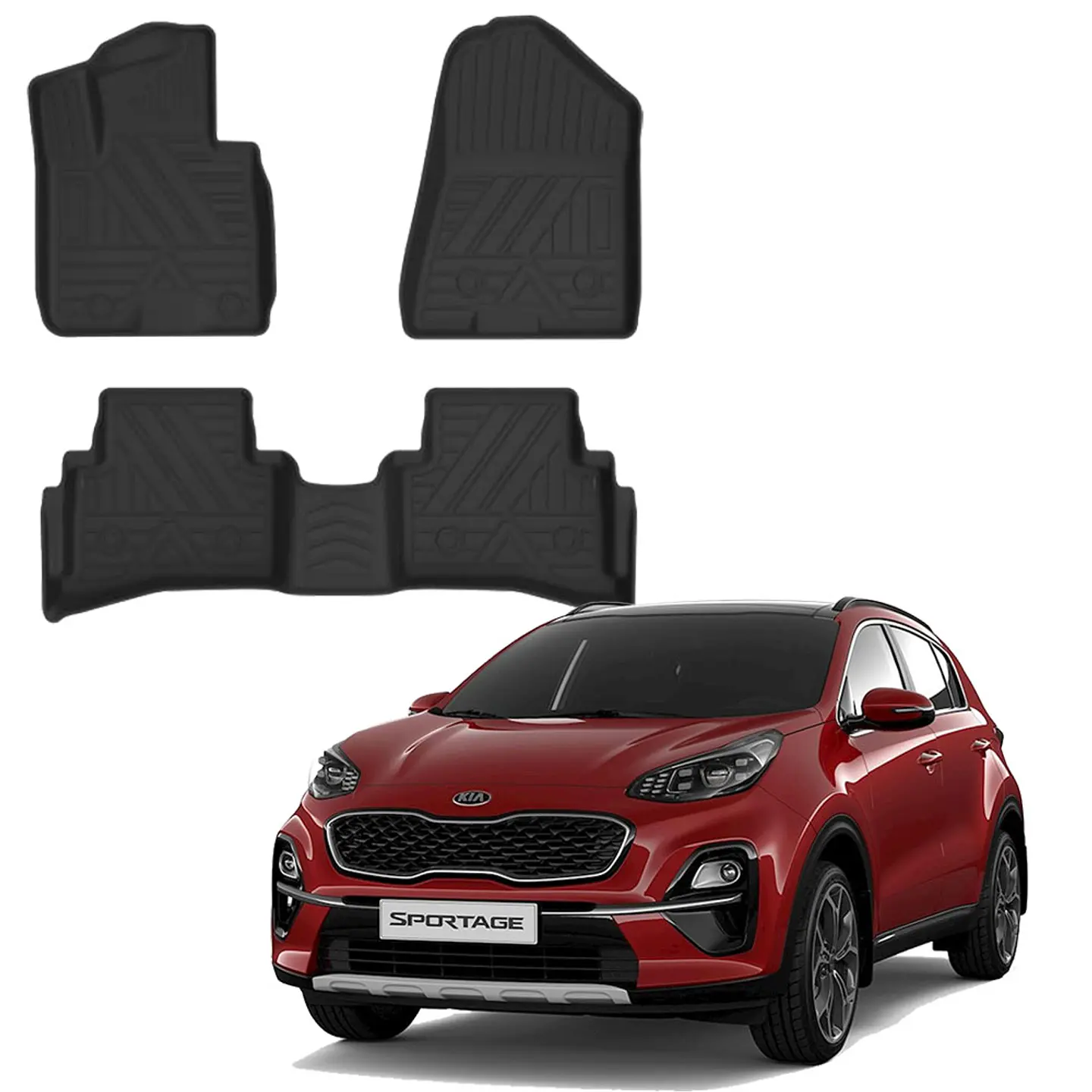 Pisos Calce  Perfecto 3D Kia Sportage 2016-2022 2