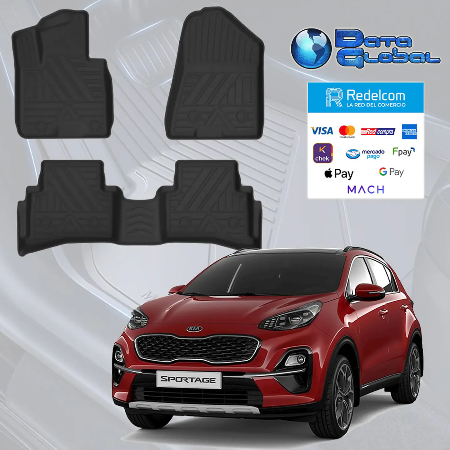 Pisos Calce  Perfecto 3D Kia Sportage 2016-2022 1