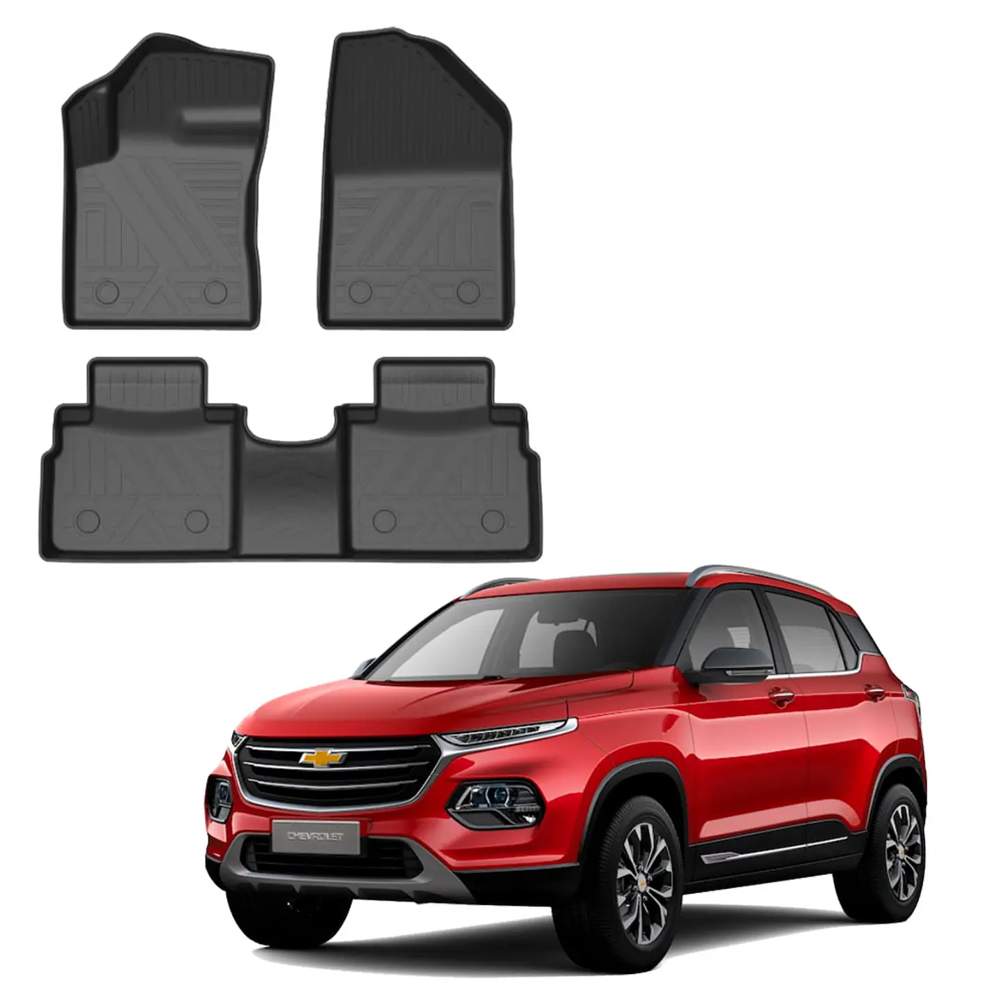 Pisos Calce Perfecto + Maletero Chevrolet Groove 3
