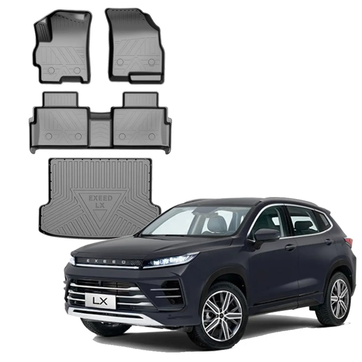 Pisos Calce Perfecto + Maletero Exeed LX  3