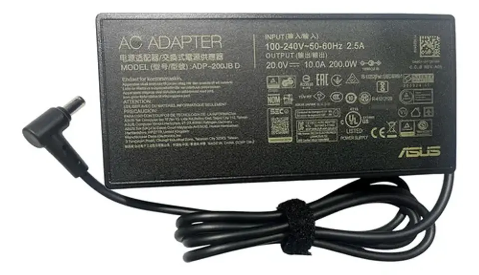 Cargador Asus Original 20v 10a 200w 6.0*3.7mm Rog Zephyrus Strix 1