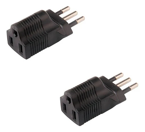 2x Adaptadores Enchufe Universal Europeo Nacional Americano