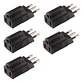 5x Adaptadores Enchufe Universal Europeo Nacional Americano - Miniatura 1