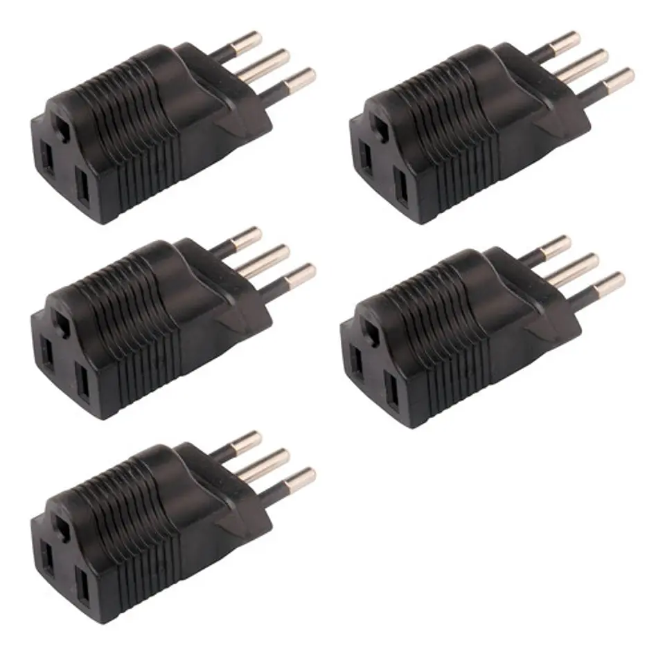 5x Adaptadores Enchufe Universal Europeo Nacional Americano 1