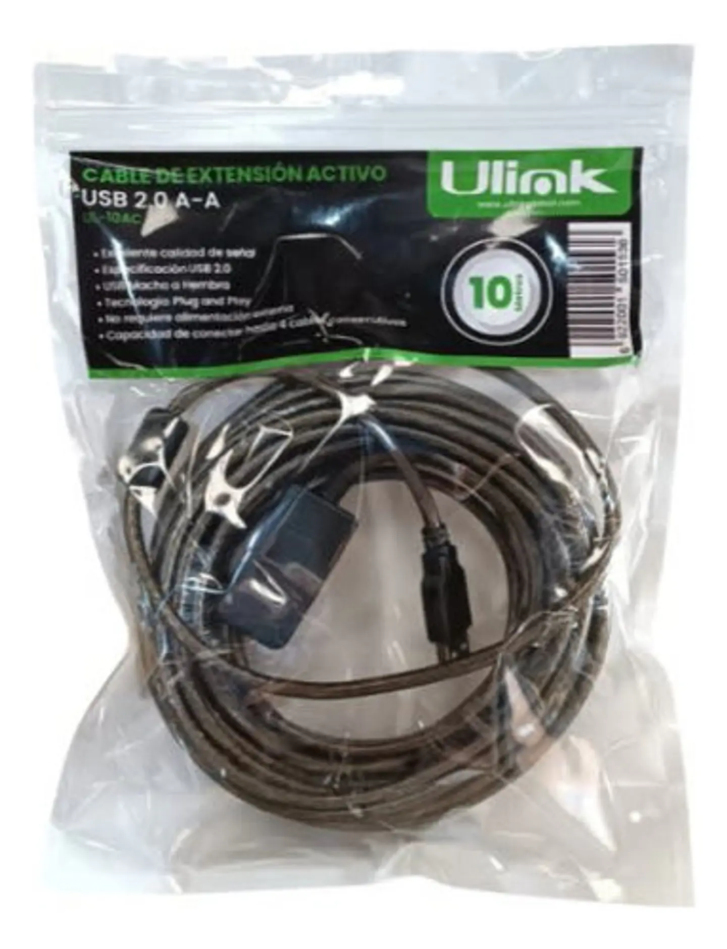 Cable Extension Usb Activo 10 Metros Marca Ulink 10m 2