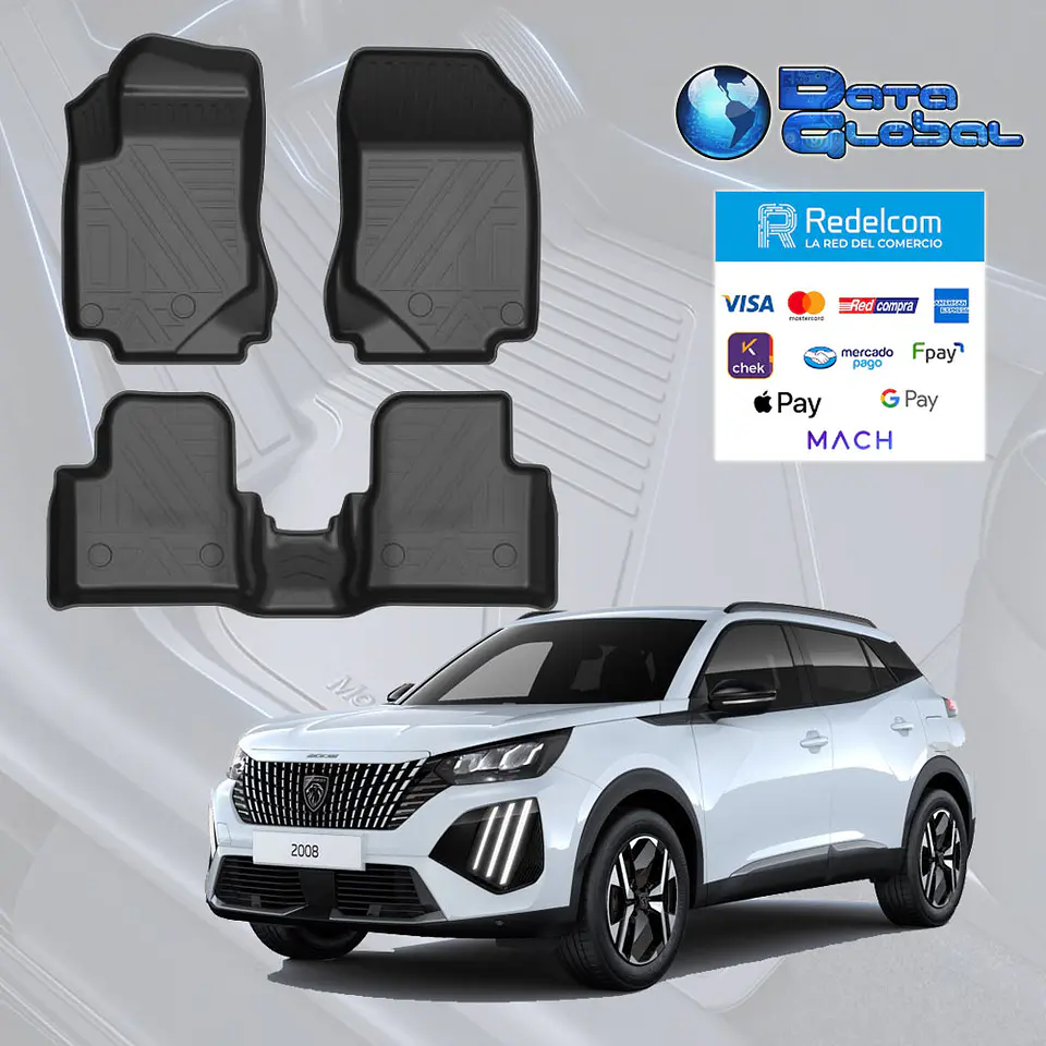 Pisos Calce Perfecto + Maletero Peugeot 2008 / 2020-2025 2