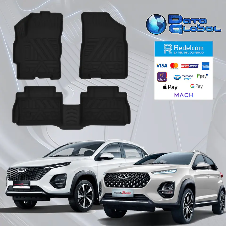 Pisos Calce Perfecto + Maletero Chery Tiggo 2 / 2 Pro / 2 Pro Max 3