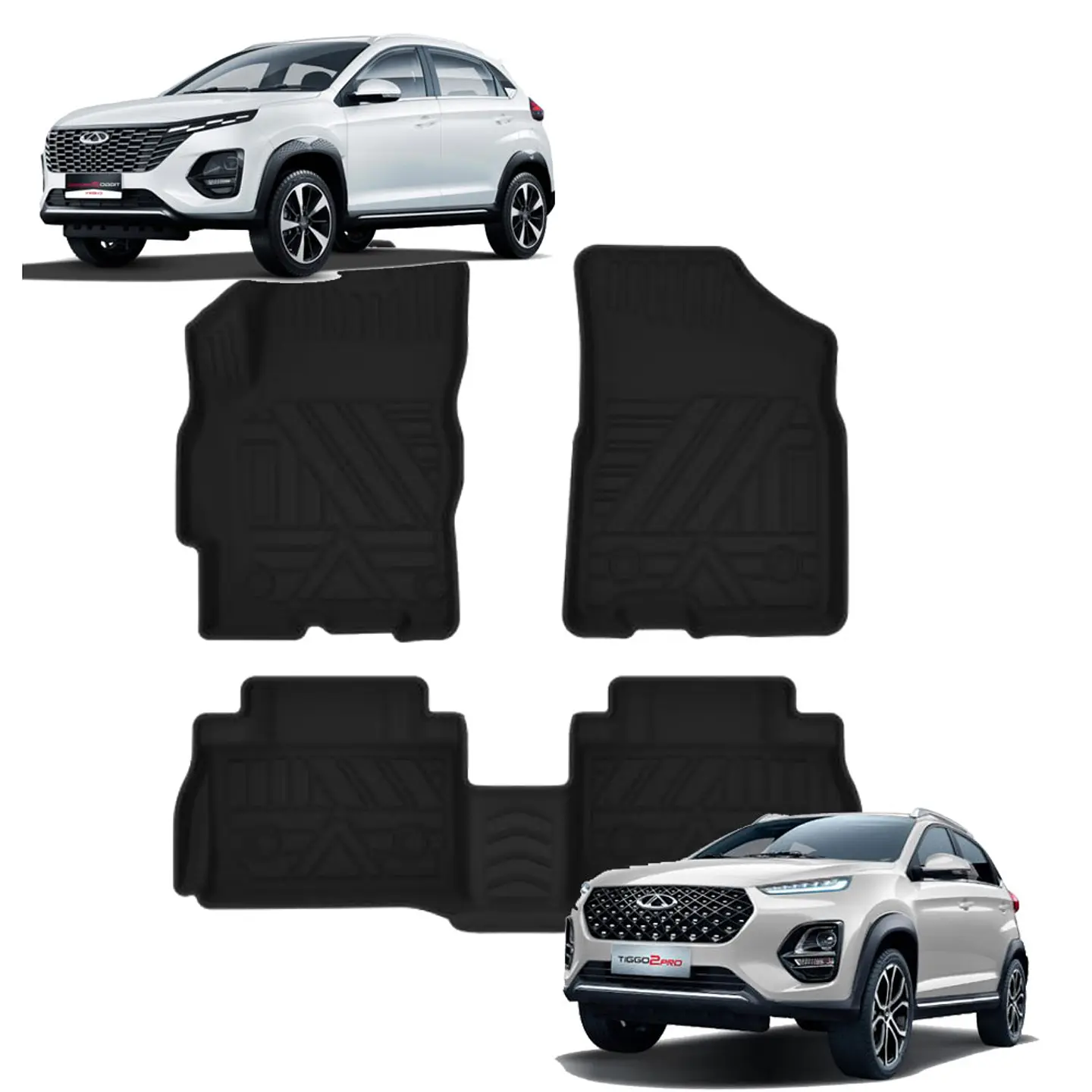 Pisos Calce Perfecto + Maletero Chery Tiggo 2 / 2 Pro / 2 Pro Max 2