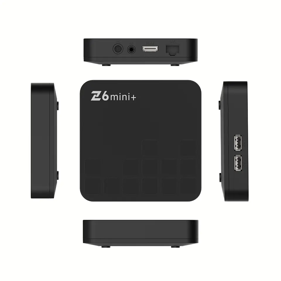 Tv Box Android TV Z6 Mini+ Android 14 - 2025 - 4K  4