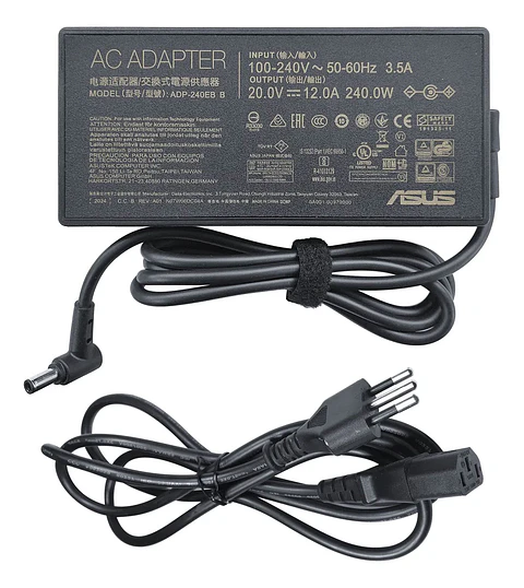 Cargador Asus Original (20v 12a) 240w 6.0*3.7mm Rog Strix G15 G513R