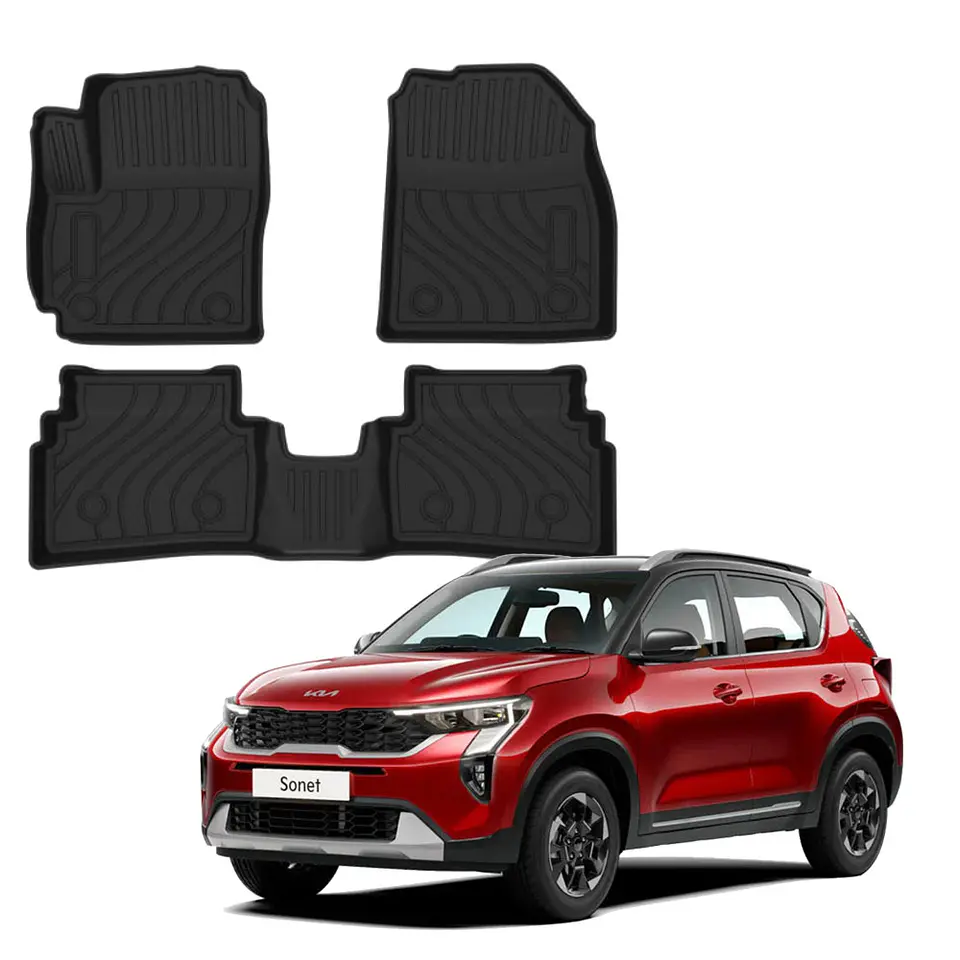 Pisos Calce Perfecto + Maletero 3D Kia Sonet 2024+ 3
