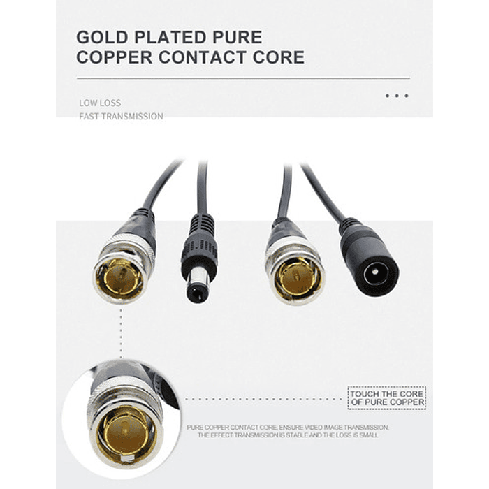 Balun De Vídeo Camara Ip Rj45 Hd-cvi /tvi/ Ahd, Para Cctv Negro 3