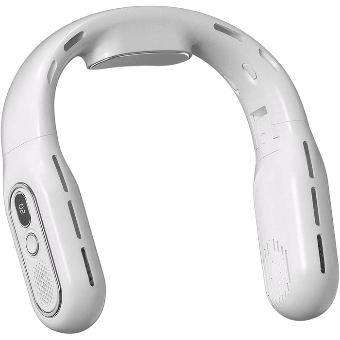Ventilador portatil de cuello T-68 Recargable 3000mah Blanco 1