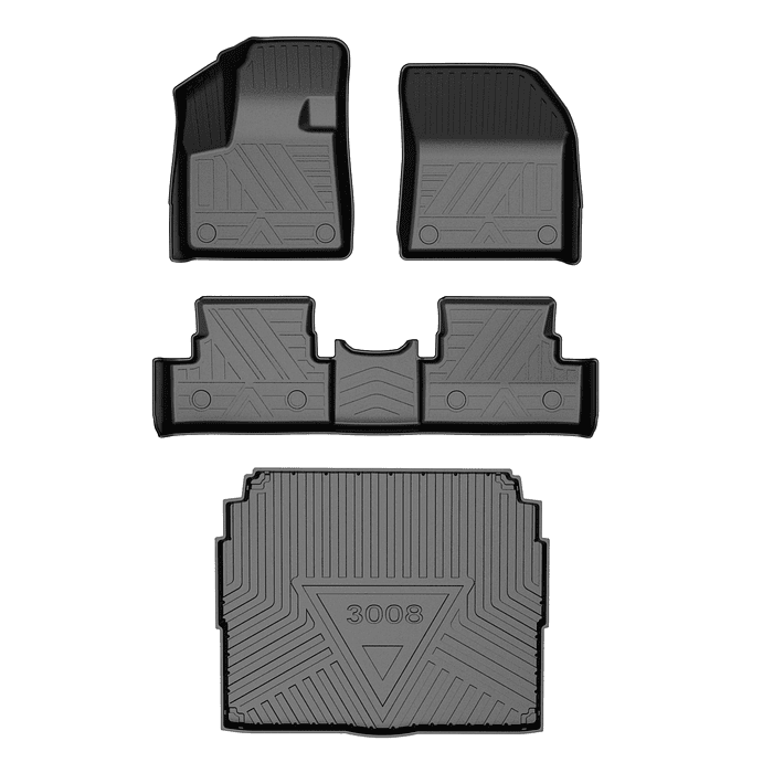 Pisos Calce Perfecto + Maletero para Peugeot 3008 año 2017 - 2025 1