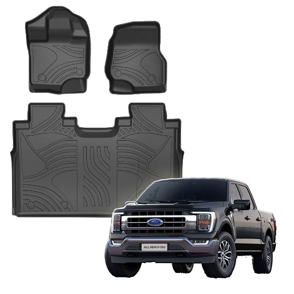 Pisos Calce Perfecto 3D Ford F-150 2016 - 2026 7