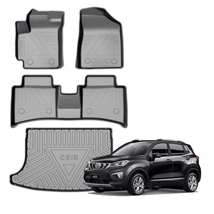 Pisos Calce Perfecto + Maletero Changan CS15 2019- 2026 2