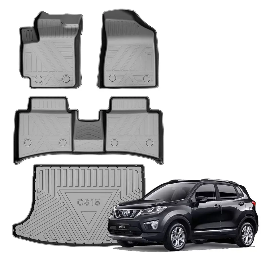 Pisos Calce Perfecto + Maletero Changan CS15 2019- 2026 2