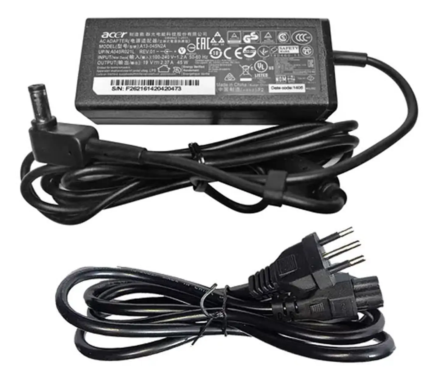 Cargador Original Acer 65w 19v 3.42a 65w 5.5*1.7mm / Compatible con 45w 1