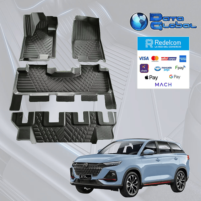 Pisos calce perfecto Changan X7 Plus 7 asientos 1