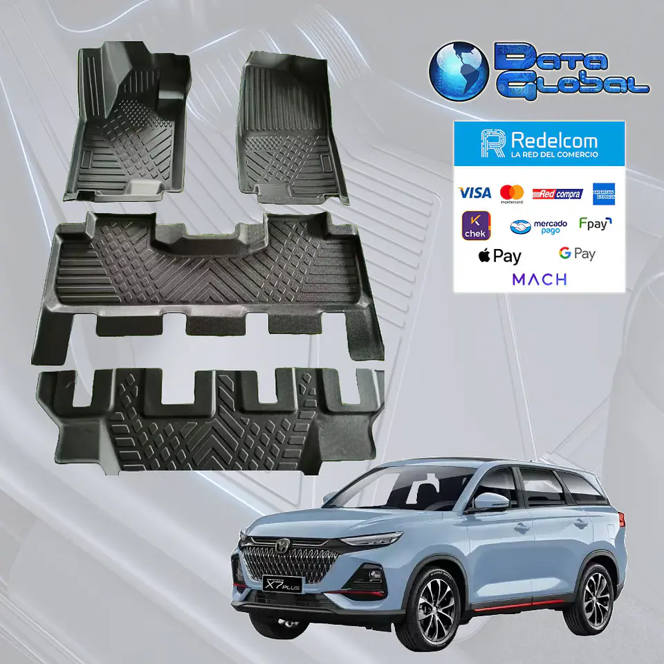 Pisos calce perfecto Changan X7 Plus 7 asientos 1