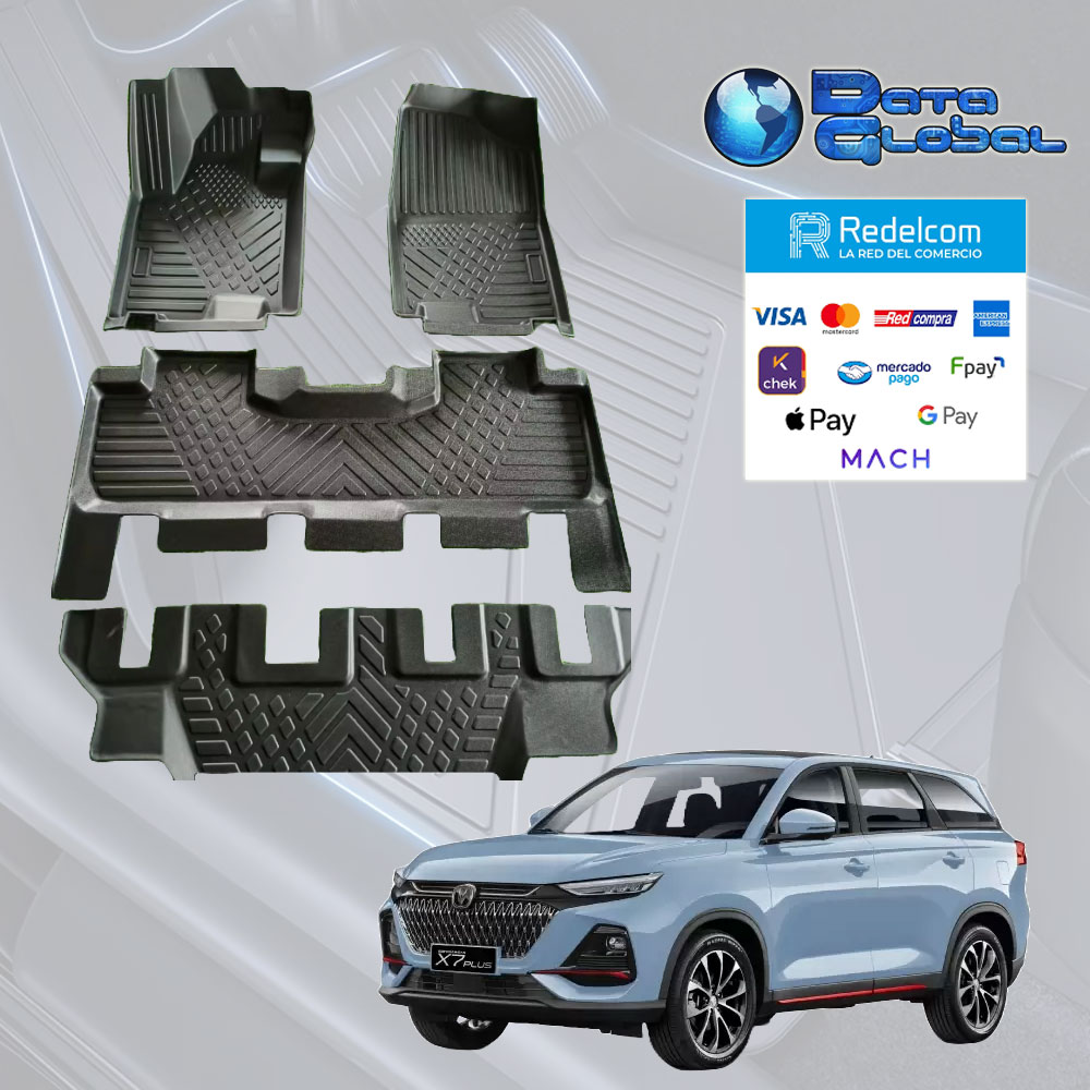 Pisos calce perfecto Changan X7 Plus 7 asientos 2021-2026