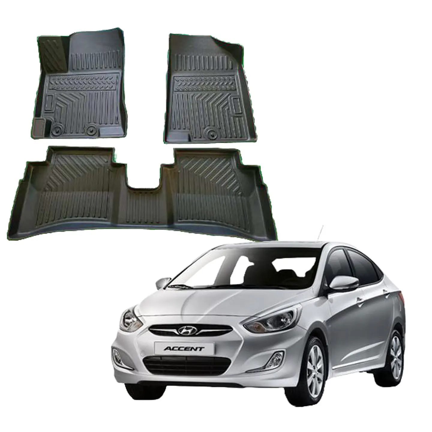 Pisos Calce Perfecto Hyundai Accent RB 2012 - 2018 2